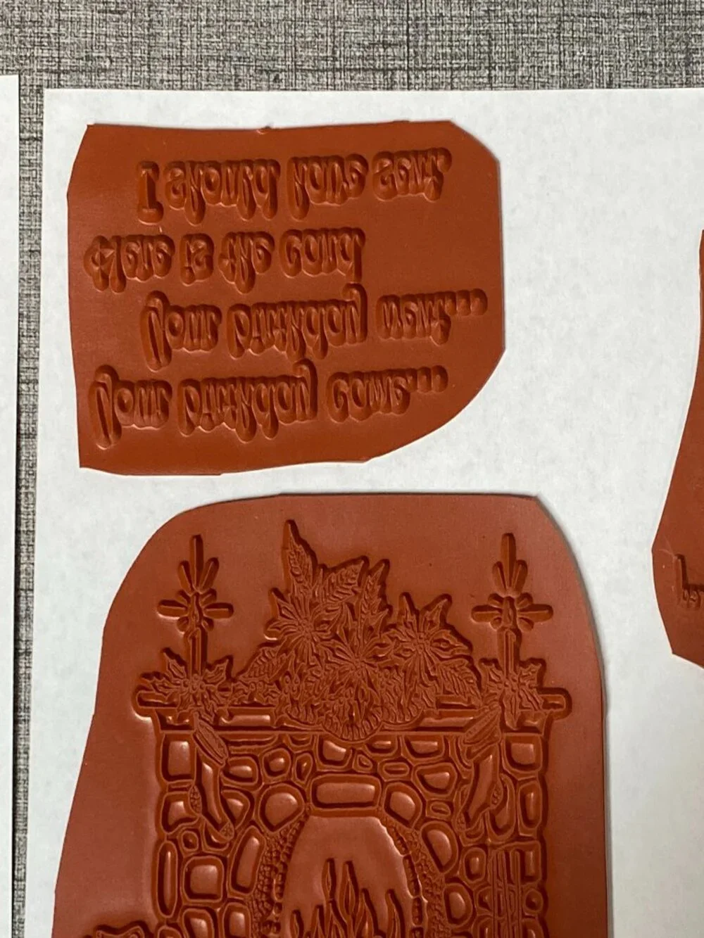 NEW VTG Rubber Cling Stamps Mixed Theme NEW OLD STOCK 15pc Lot